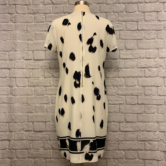 Banana Republic Lined Dress w/Sheer Sleeves - Picture 3 of 6